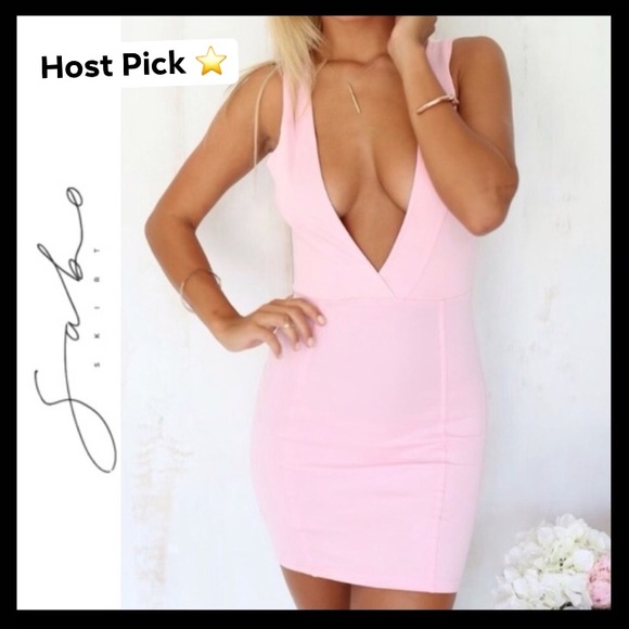 Sabo Skirt Pink BodyCon Mini Dress - Picture 1 of 12